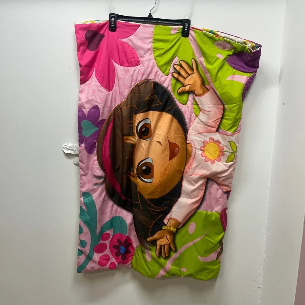 Dora the Explorer Animal Friends Toddler Comforter & Pillowcase Set Kids Bedding